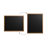 thumbnail of ALLboards Magnetische Kreidetafel 100x80 cm, Holzrahmen