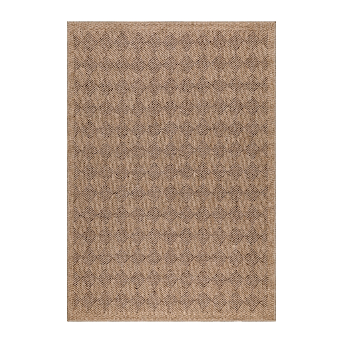 Balkonteppich Used-Look Wetterfest Waschbar Strapazierfähig Terrasse Garten Schwarz 280x370 cm – JUNGFRAU von Kadima Design