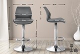 thumbnail of CHEFGASTRO Barhocker IPANEMA Kunststoff HxBxT 82x39x42cm Grau Barstuhl