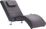 thumbnail of vidaXL Massage Chaiselongue mit Kissen Grau Kunstleder