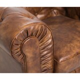 thumbnail of MF - Sillón de Diseño Modelo CHESTER, Tapizado en Similpiel cuero viejo. 72 x 105 x 71 cm