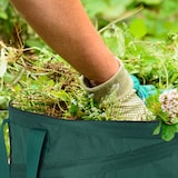 thumbnail of Relaxdays Laubsack selbstaufstellend, 2er-Set, Gartenabfallsack Pop-Up, 120 L, Gartensack selbststehend, ∅: 44 cm, grün