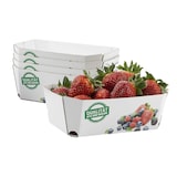 thumbnail of 448x Beerenschalen aus Pappe 159x95x60mm mit Neutraldruck für 500 gr.