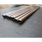 thumbnail of Set mit 25 Strohhalmen aus rostfreiem Stahl