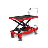 thumbnail of Tavolo sollevatore idraulico EBERTH 150 kg, 708x450 mm, altezza 225–700 mm, freno, pedale, antiscivolo