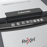 thumbnail of REXEL Optimum Auto Feed+ 150X, Distruggidocumenti Automatico, 150 Fogli, Taglio frammento, Sicurezza P-4, Cestino estraibile da 44L, 2020150XEU