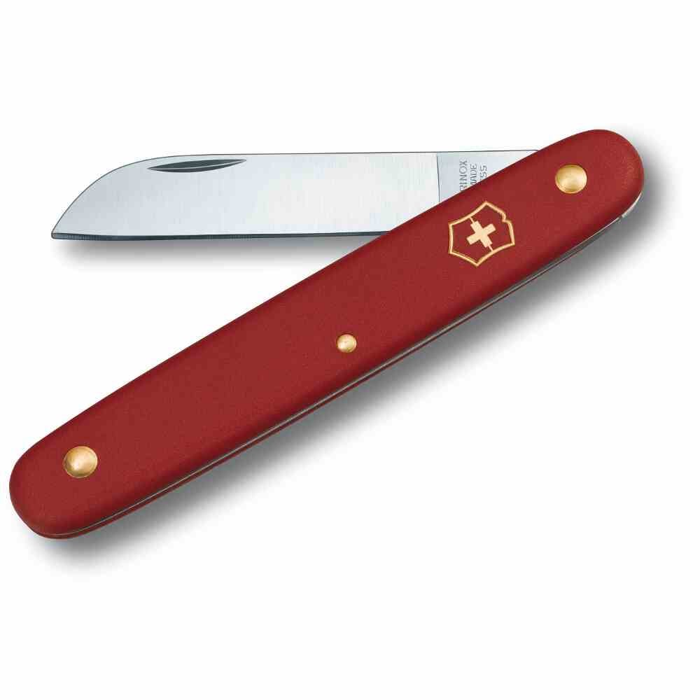 VICTORINOX Blumenmesser gerade Klinge 55 mm rot 39050B1