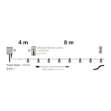 thumbnail of Guirlande Guinguette Solaire 8m avec Câble Illuminé 20 Ampoules LED 50cm Lotti