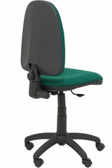 thumbnail of Chaise Ayna avec mécanisme de contact permanent et tissu vert bouteille