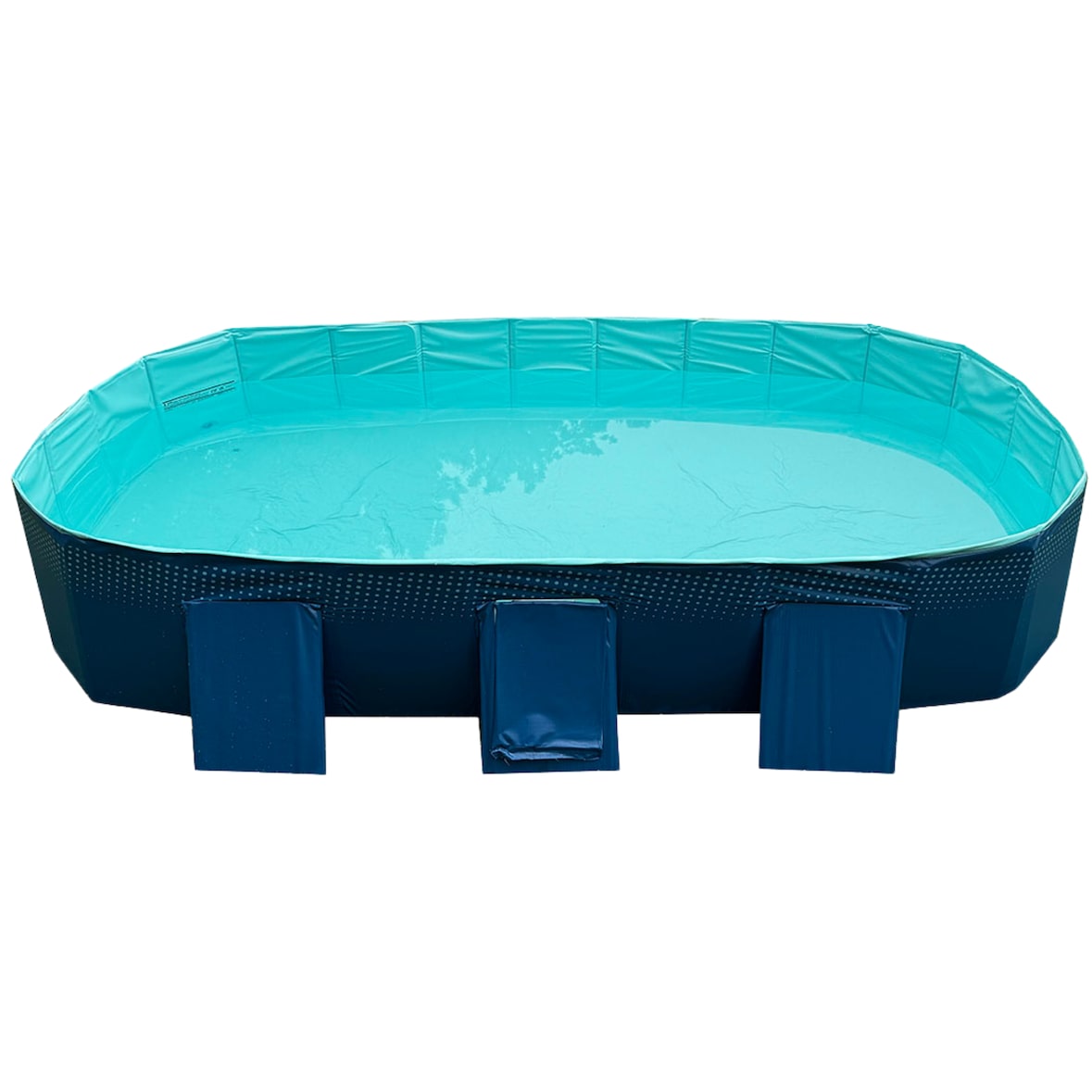 Starlyf Foldable Pool, Planschbecken, faltbarer Pool ohne Aufblasen, langlebig & robust, 1000 Liter, 167cmx286cm