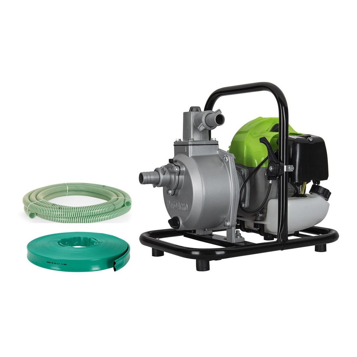 Motor bomba a gasolina 43 cm3 2T 1.5 HP Kit Completo + Tubos 10m + acessórios VITO