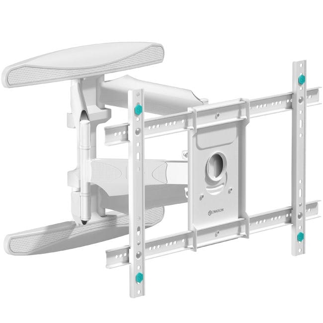 ONKRON Supporto a Parete Girevole e Inclinato per TV da 40-75", fino a 45,5 kg, VESA 200x100-600x400, M6L-W Bianco