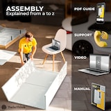 thumbnail of TwinThink Taquillas Vestuario 180cm de 6 Puertas Taquilla Metalica con Llave Taquillas Vestuario 6 Puertas Taquilla Vestuario Metalicas (Blanco)