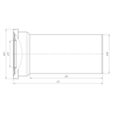thumbnail of Belvit WC Anschluss Abflussrohr DN110 250mm