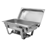 thumbnail of AcMax Edelstahl Speisenwärmer extra tief 100mm Warmhaltebehälter Chafing Dish