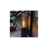 thumbnail of Estufa exterior a gas redonda tipo tótem BRITEC FLAMME REDONDA NEGRA