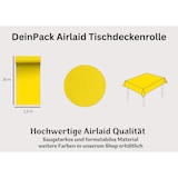thumbnail of Deinpack 1 x Airlaid Tischdeckenrolle gelb 25m x 1,2m - Hochwertige Tischdecke
