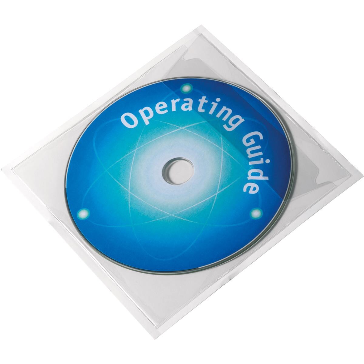 DURABLE Selbstklebetaschen POCKETFIX CD/DVD, transparent