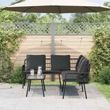 thumbnail of vidaXL Sofa mit Kissen Grau 61.5 x 123 x 82cm Metall