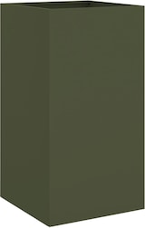 thumbnail of vidaXL Pflanzkübel Olivgrün 42x38x75 cm Stahl