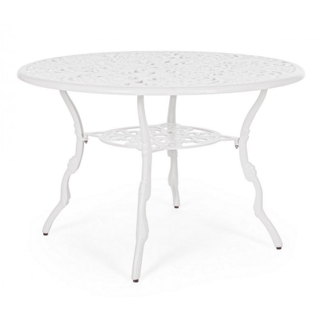 Tavolo da Giardino Ø110x71,5h cm Victoria Bianco