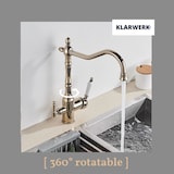 thumbnail of Julián | Estera de filtro brillante dorada de 3 vías vintage|Grifo de Osmosis de Acero Inoxidable para Catering Cocina  Retro filtro 360° 3 conexiones