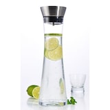 thumbnail of Wasserkaraffe Karaffe Wasserflasche Saftkrug Glaskaraffe Glaskanne 1L