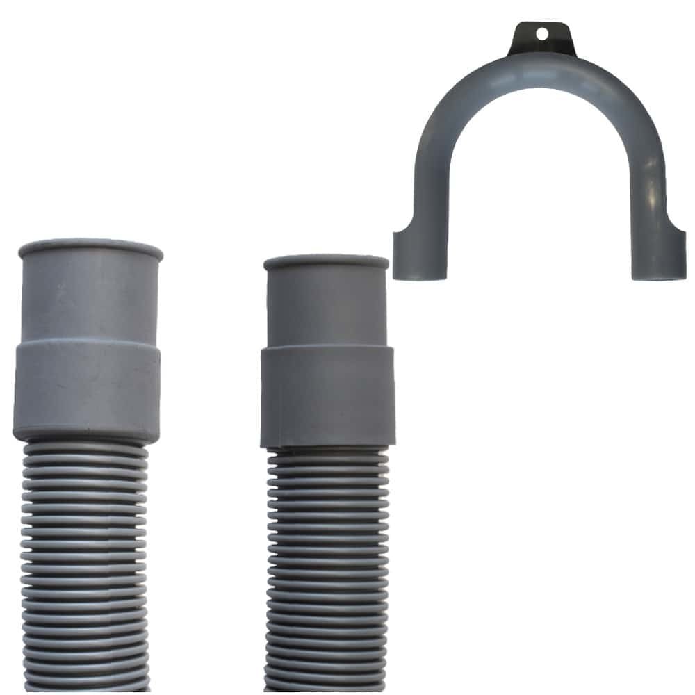 Ablaufschlauch Waschmaschine, 3/4 Zoll, 2,5m, mit Bügel, Spülmaschine