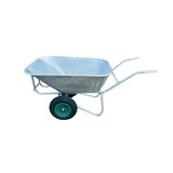 thumbnail of Großmuldenschubkarre Schubkarre 2 Rad "Farmer II" feuerverzinkt 200 Liter Futterkarre Hofkarre Gartenkarre Doppelradschubkarre