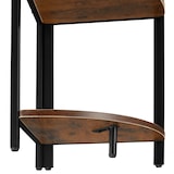 thumbnail of tectake Estantería Castlebar 30 x 30 x 150 cm  Madera Industrial Oscura, Rústica