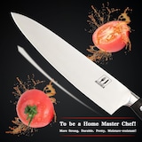 thumbnail of Allezola Profi Kochmesser 7,5 Zoll – Deutscher 4116 Hochkohlenstoff-Edelstahl – Ultra-scharfe Klinge – Ergonomischer Micarta-Holzgriff – Geschenkbox