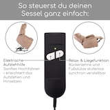 thumbnail of Fernsehsessel Aufstehhilfe, XXL-Relaxsessel, Liegefunktion, 200 kg Belastbarkeit, XXL-Sessel , Schlaffunktion, Mikrofaser, Braun, Raburg Samson