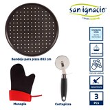 thumbnail of San Ignacio KINVARA - Molde para Pizza 33x33cm com Cortador de Pizza em Aço