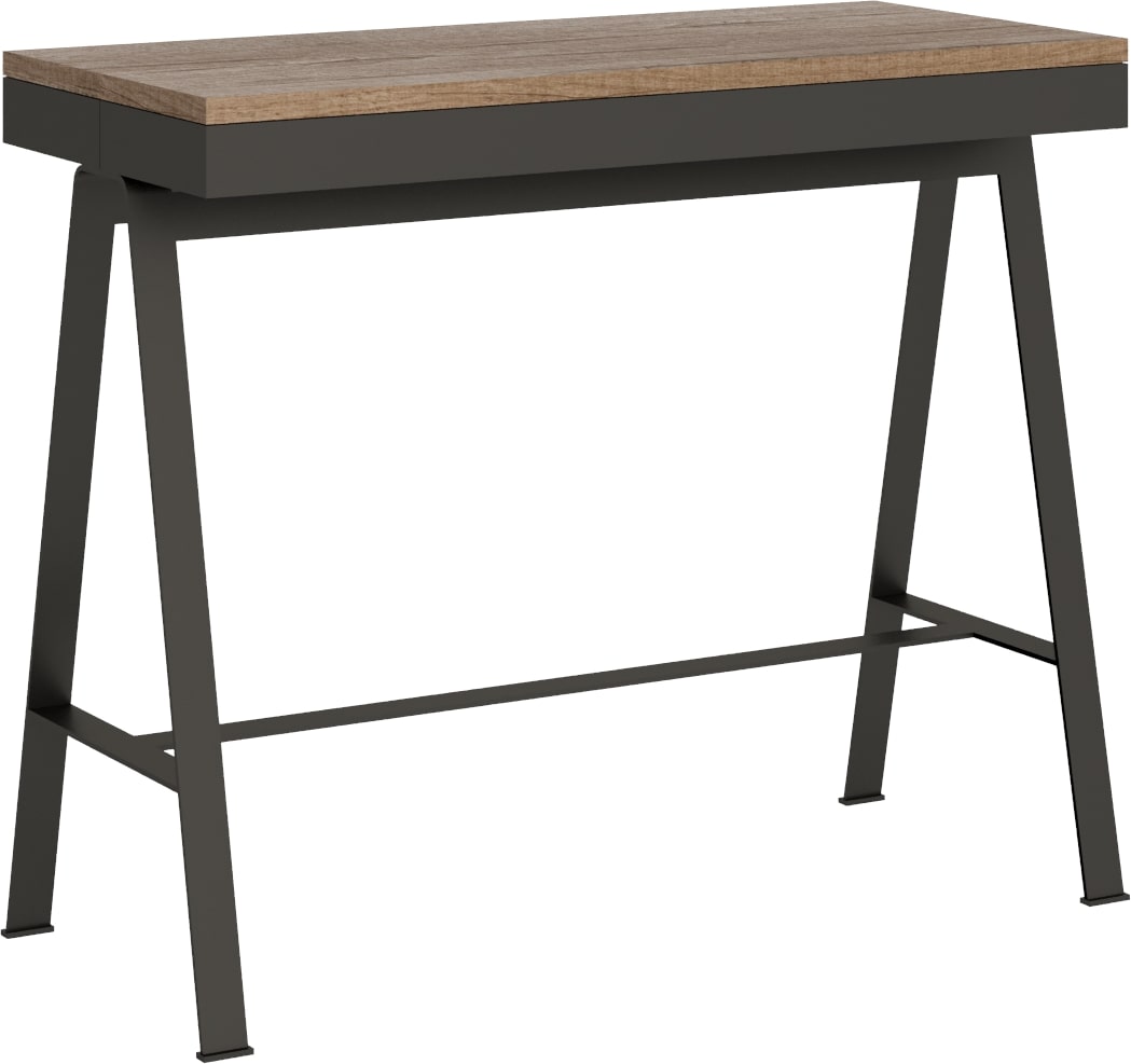Consola extensible 90x40/196 cm Small Evolution Bench Estructura Roble ...