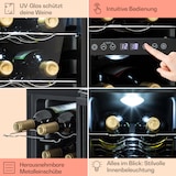 thumbnail of Klarstein Shiraz 12 Duo Weinkühlschrank 2 Zonen 42L/12 Flaschen 5-12 / 12-18 °C Touch Schwarz