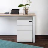 thumbnail of Rollcontainer COLOR OS I Metall weiß mit Zahlenschloss hjh OFFICE