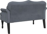 thumbnail of vidaXL Sitzbank mit Kissen Dunkelgrau 120,5x65x75 cm Samt