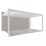 thumbnail of Weide Deluxe | Wand Pergola | Voll Aluminium | 3,6 x 5,3 M | Lamellendach weißㅤ