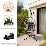 thumbnail of Yoevu silla colgante para interior y exterior cojín incluido