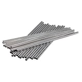 thumbnail of Set mit 25 Strohhalmen aus rostfreiem Stahl