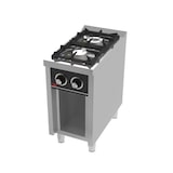 thumbnail of Cocina Industrial Gas 2 Fuegos Con Mueble C2F750E de HR Fainca