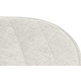 thumbnail of Conjunto de 2 bancos de bar Minosa creme/tecido