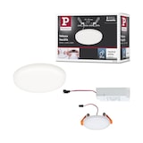 thumbnail of Paulmann VariFit Panneau encastré LED Veluna IP44 rond 75mm4,5W 400lm 4000K Satiné 92390