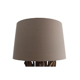 thumbnail of SalesFever Lampadaire 175cm|Linge de parapluie|Structure en bois flotté, tube métallique |Base en bois d'hévéa|L30xP30xH175cm|noir–naturel–marron