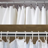 thumbnail of Intirilife Teleskopstange in SILBER 120 - 220 cm - Ausziehbare Stange aus Edelstahl ohne Bohren Klemmstange Duschvorhangstange Gardinenstange