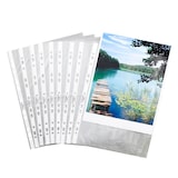 thumbnail of 100 DURABLE Prospekthüllen DIN A4 transparent genarbt 0,045 mm