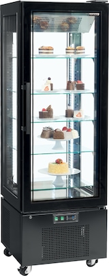 thumbnail of TEFCOLD Kühlvitrine (Gefriergerät)  UPD400-F 364l Schwarz / Glas