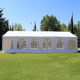 thumbnail of Solycarpa Carpa 6X12 Premium PVC blanca con ventanas