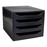 thumbnail of EXACOMPTA Module Caisson Ecobox 4 Tiroirs H28.4Xl23.4Xp34.8Cm Noir
