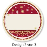thumbnail of Sticker auf Rolle Motiv Geschenkbeschriftung rund 38mm 3 Motive 50 Stück